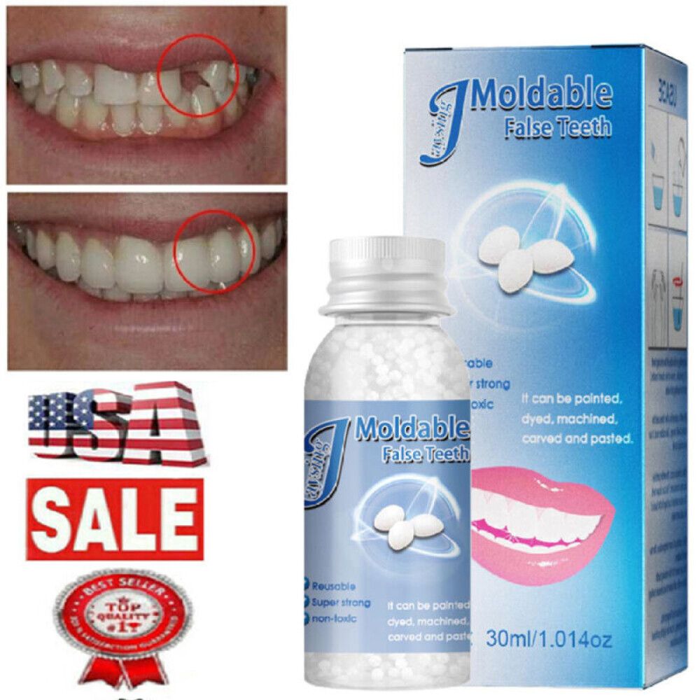 Resin False Teeth Solid Glue Temporary Tooth Gap Filler Material Made Fake Teeth