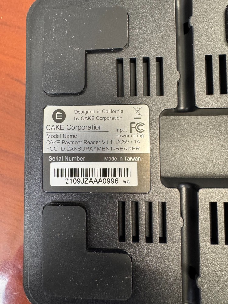 CAKE DC5V/1A V1.1 POS CARD PAYMENT READER