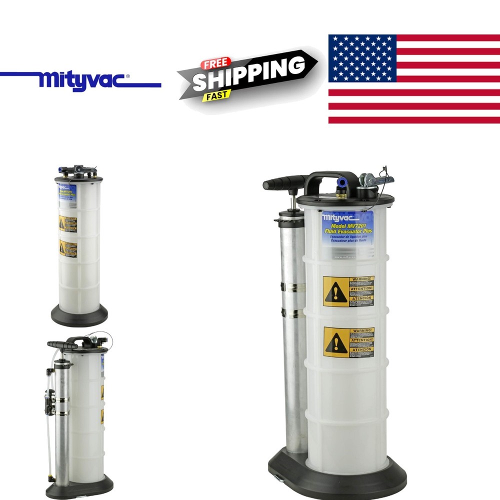 7201 Fluid Evacuator Extractor and Dispensing Pump 2.3 Gallon Capacity