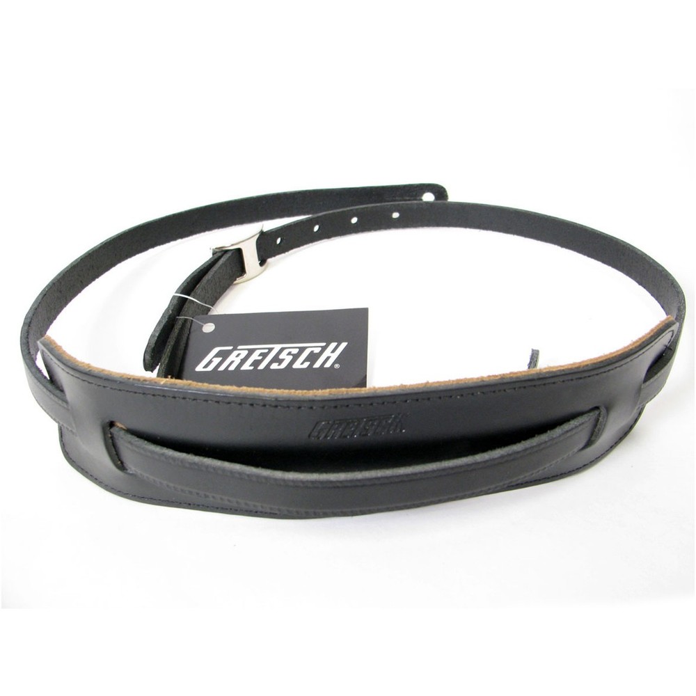 Gretsch Vintage Style Leather Guitar Strap - Black