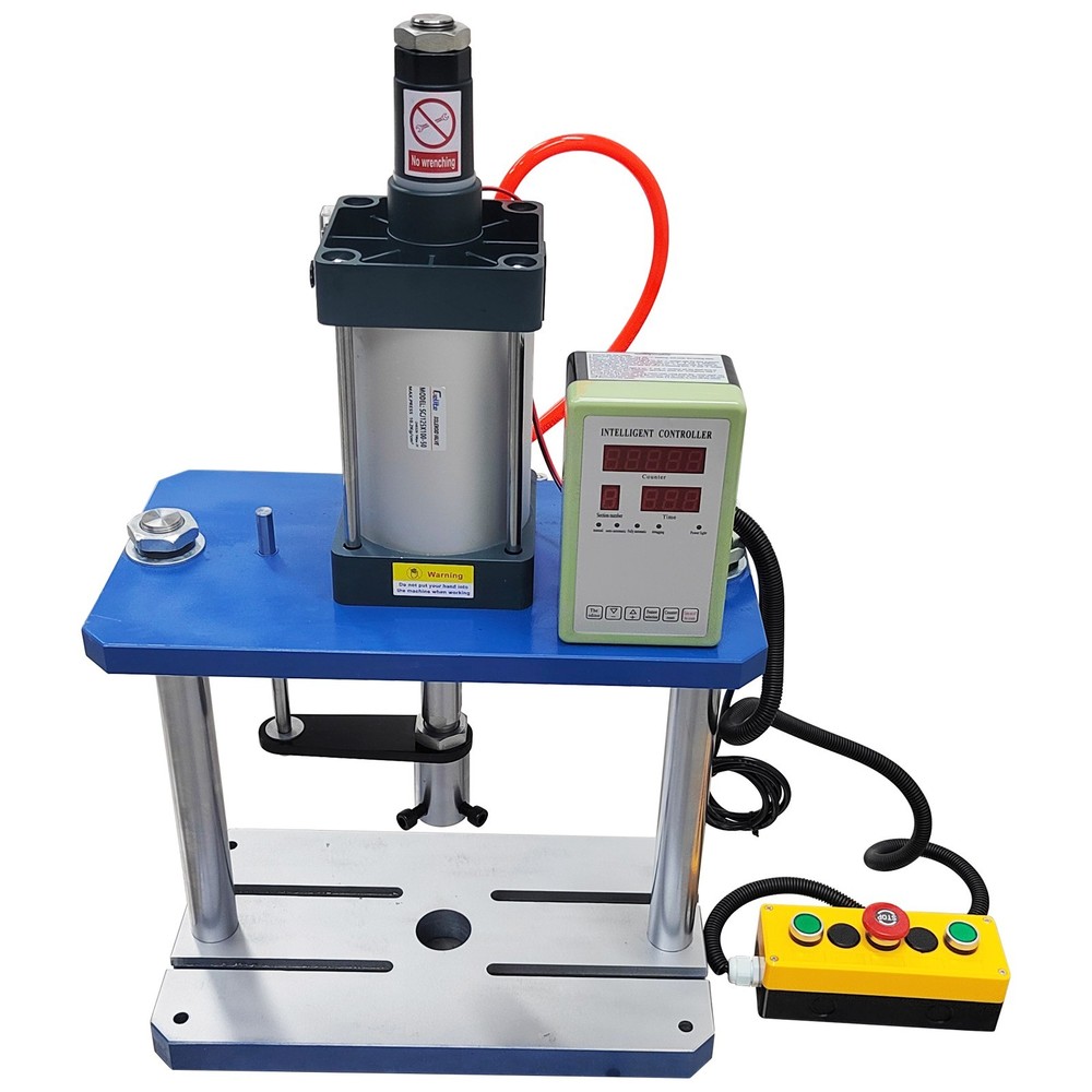 110V 1763lb/800kg Pneumatic Punch Press Machine with Controller Adjustable