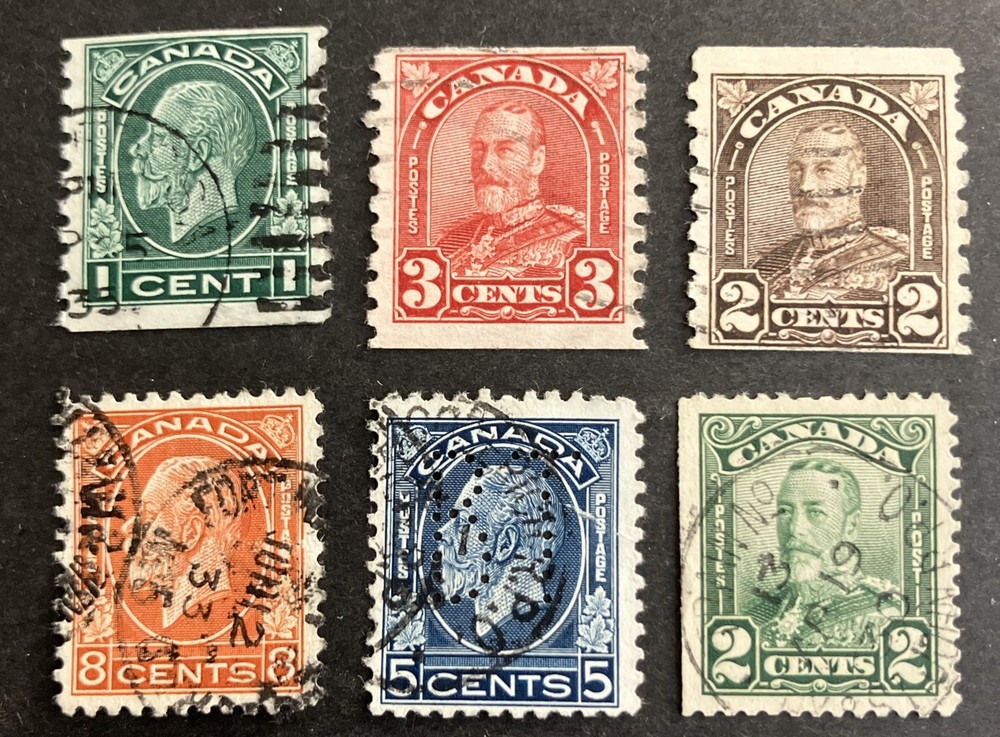 Ôld canada stamps Selection Collectables
