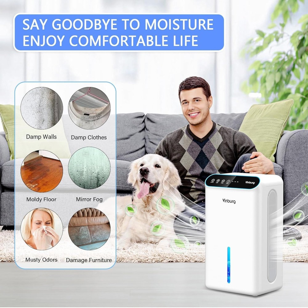 85 OZ Home Dehumidifier, 800 sq ft