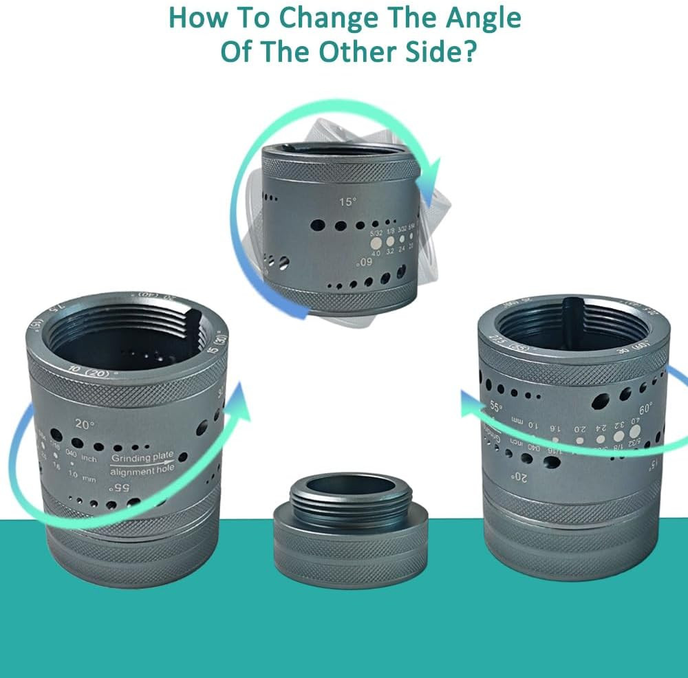 Professional Tungsten Electrode Sharpener Grinder Head for TIG Welding, Compatib