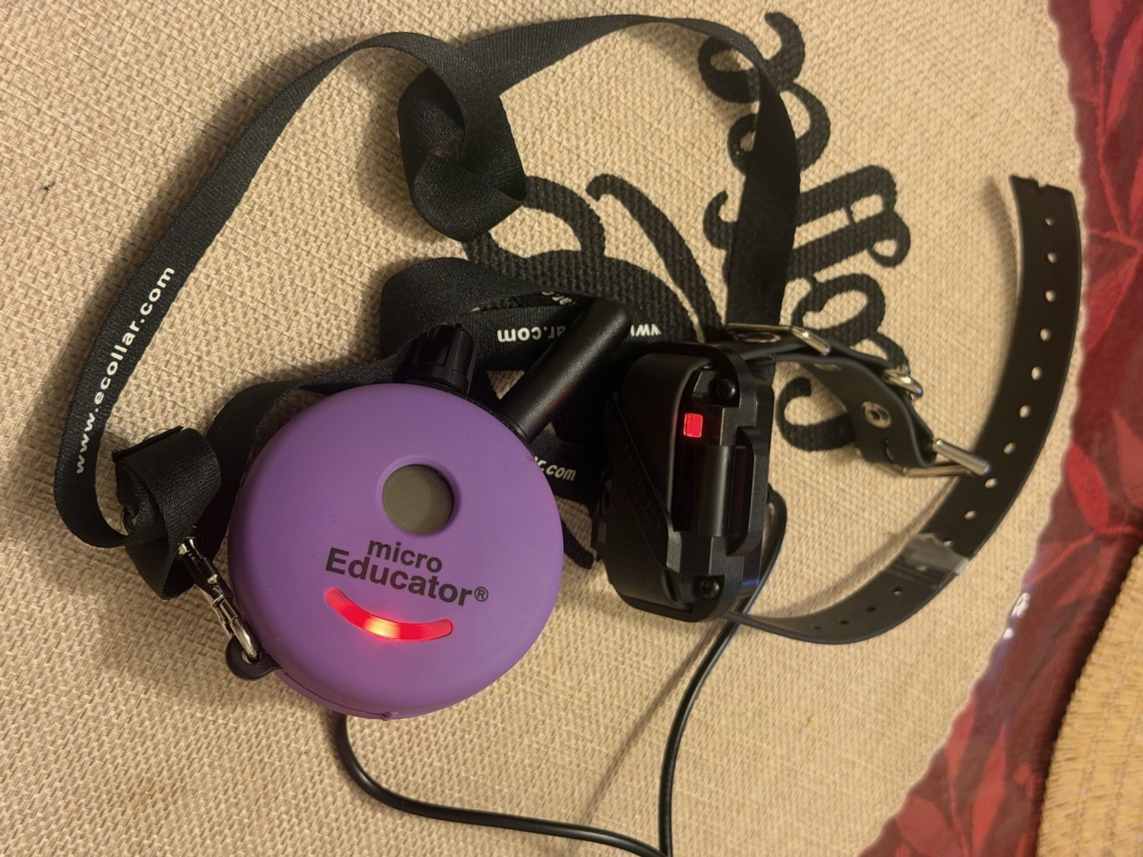 Brand New! MICRO EDUCATOR (ME-300) E-COLLAR Humane DOG COLLAR w/Remote PURPLE