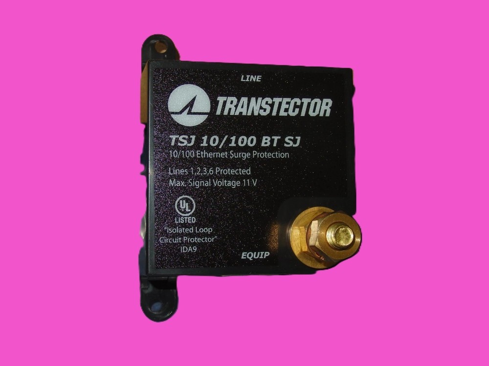 TRANSTECTOR TSJ 10/100 BT SJ...Surge Protector    NIB