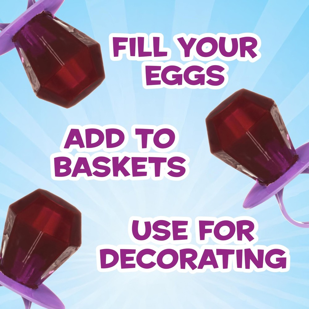 Ring Pop Purple Easter Candy Lollipops, 30Ct Bulk 30 Count,