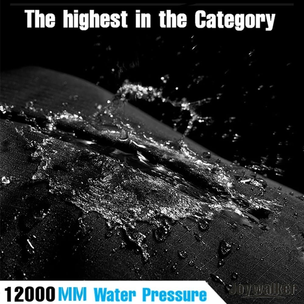 Compact Waterproof Backpack Rain Cover with Adjustable Anti-Slip Strap, Orange