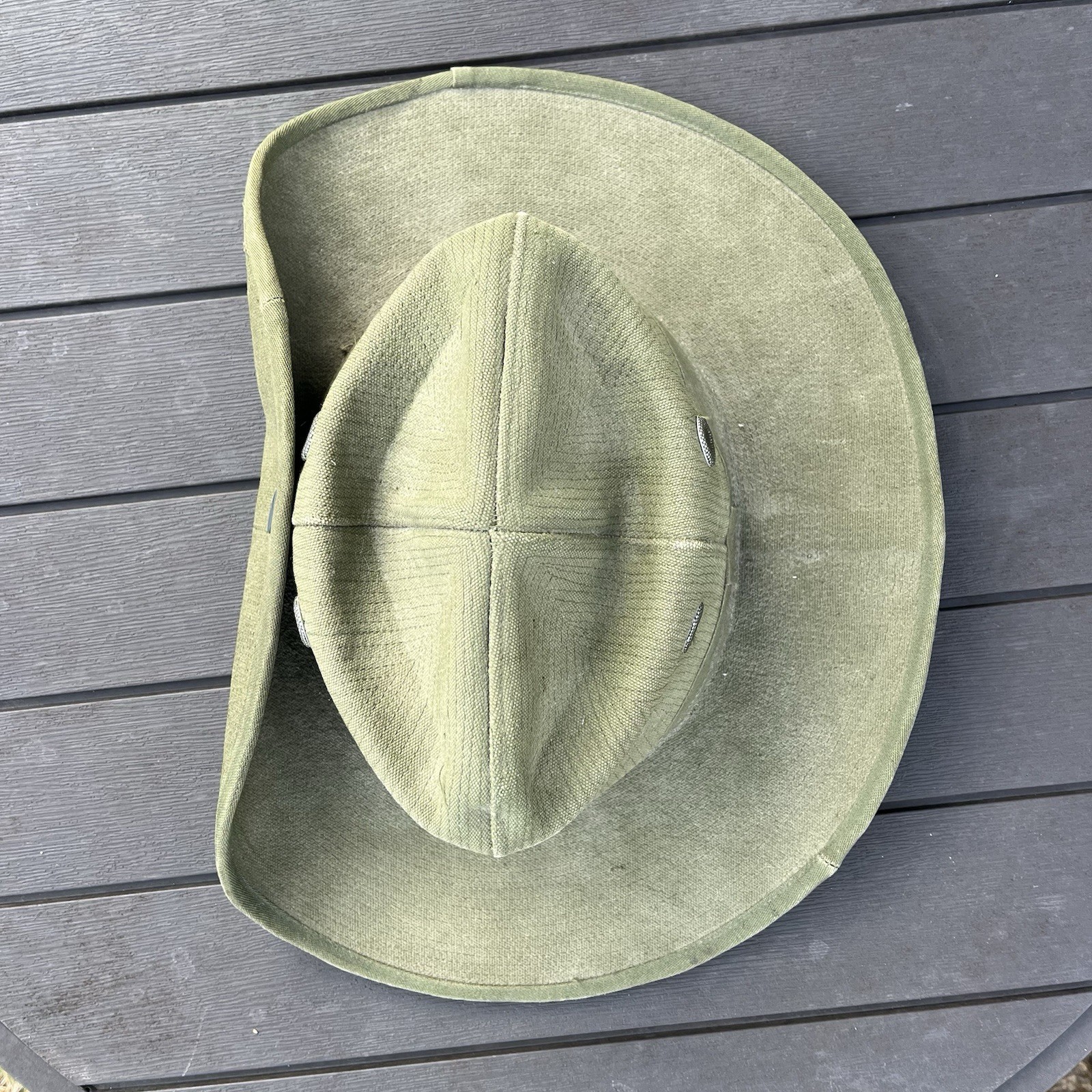 Vietnam War Theatre Made Cowboy Boonie Hat Size Medium