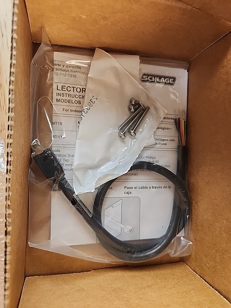 Schlage MTMS15 Multi-Technology Magnetic Stripe Reader, Black