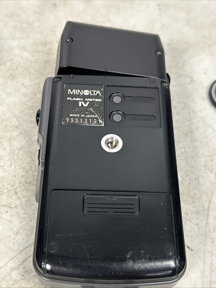 Minolta Flash Meter IV Ambient/Flash Light Exposure Meter With Case - Tested
