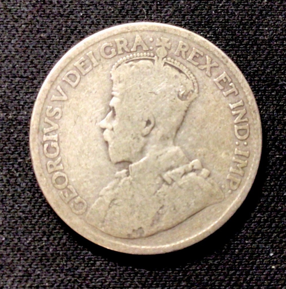 1919 Canada Silver! 25 Cents! ENN Coins
