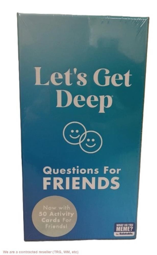 What Do You Meme? Let's Get Deep Game: Friends Edition