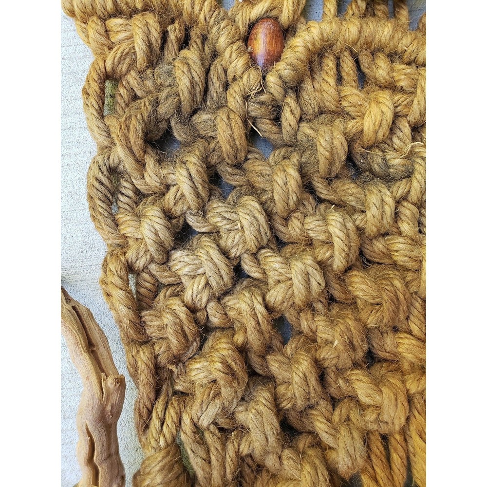 Vintage Macrame Owl