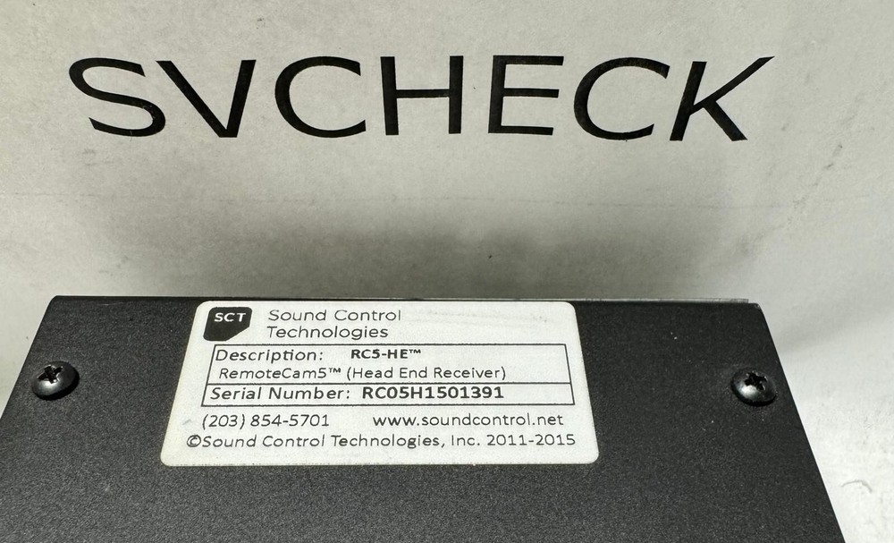 Sound Control Technologies RC5-HE Remote Cam 5 (Head End Receiver)