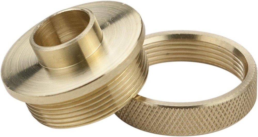 5/8" Solid Brass Short Shank Router Template Guide Bushing and Lock Nut 71166