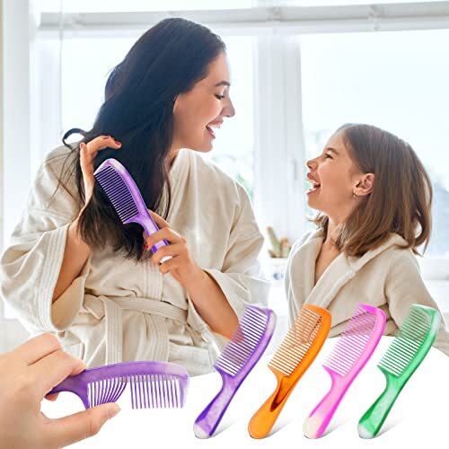 60 Pack Hair Combs Set Bulk Plastic Dressing Combs for Hair Styling