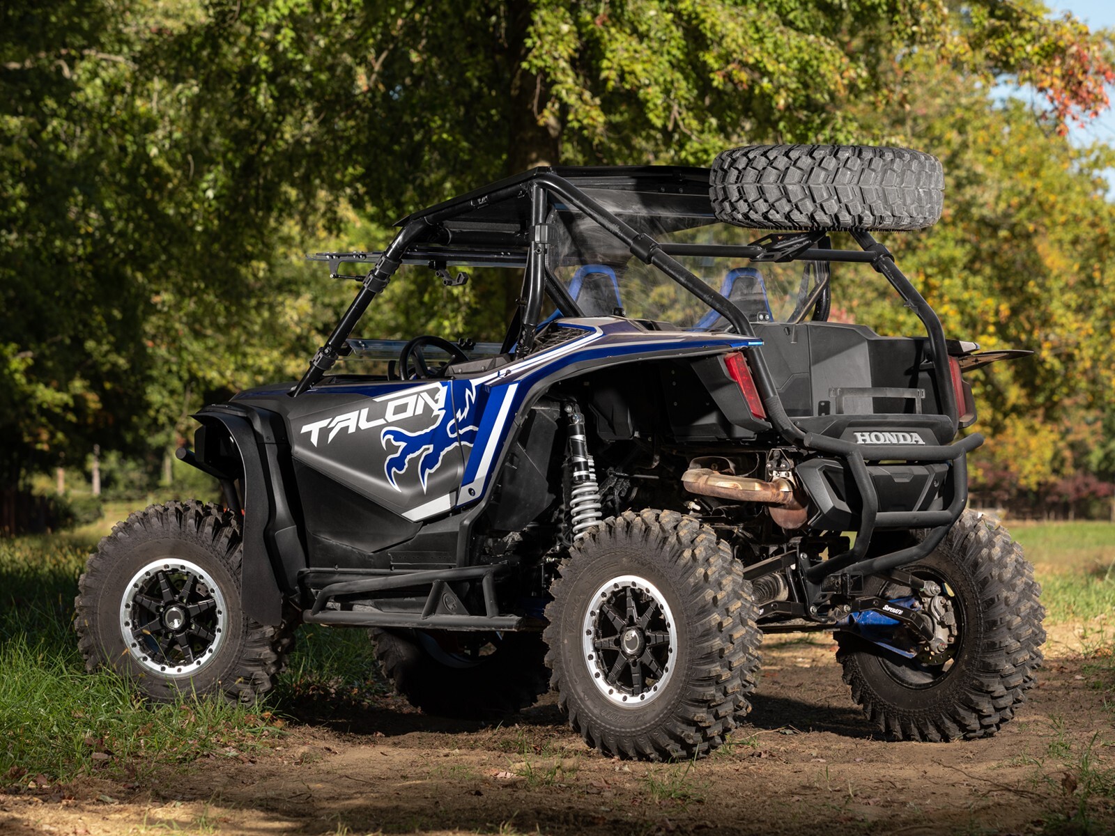 SuperATV Spare Tire Carrier for Honda Talon 1000X-4 (2020+)
