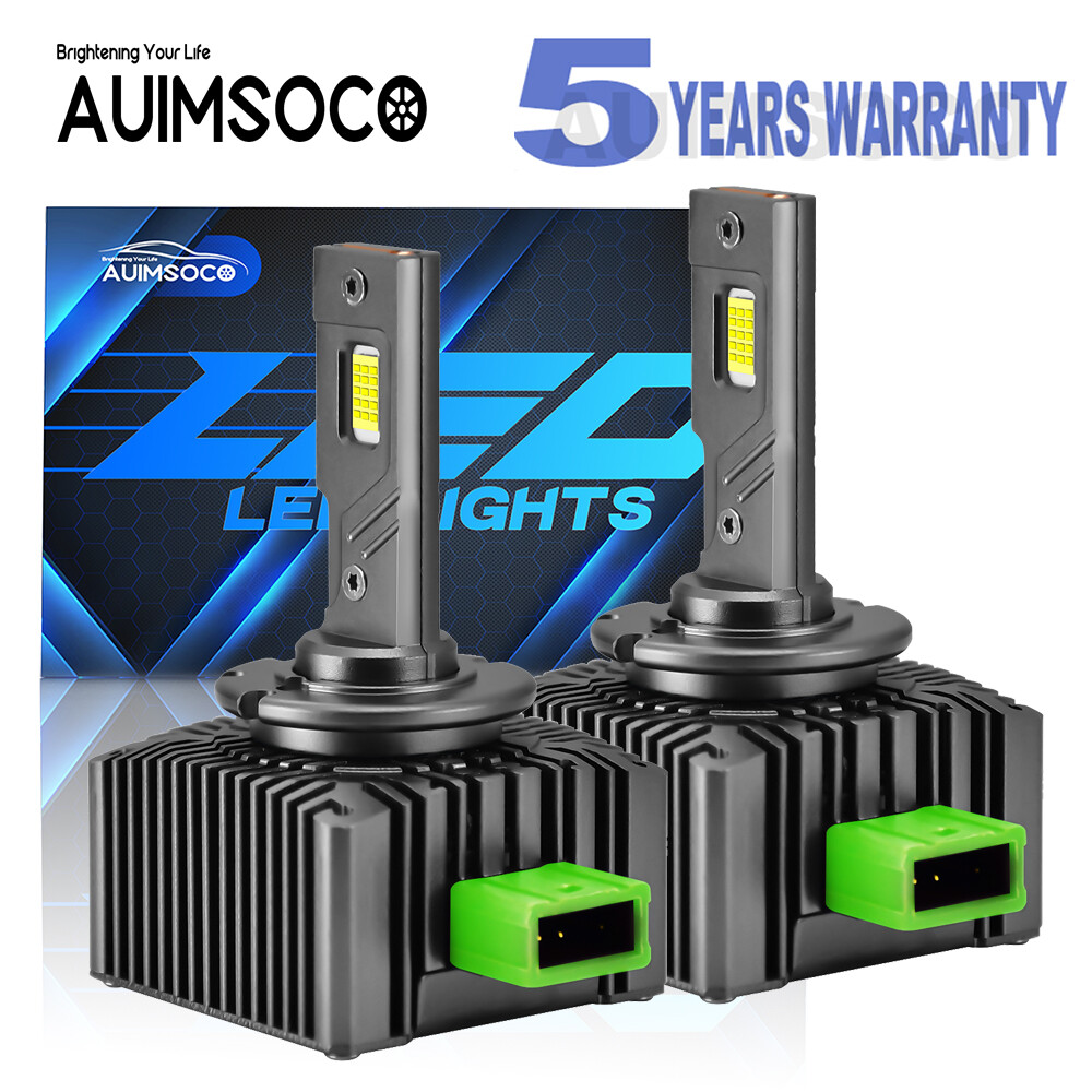 D3S D3R Xenon White LED Headlight Bulbs 1000000LM 10000W HID Upgraded Kit Combo