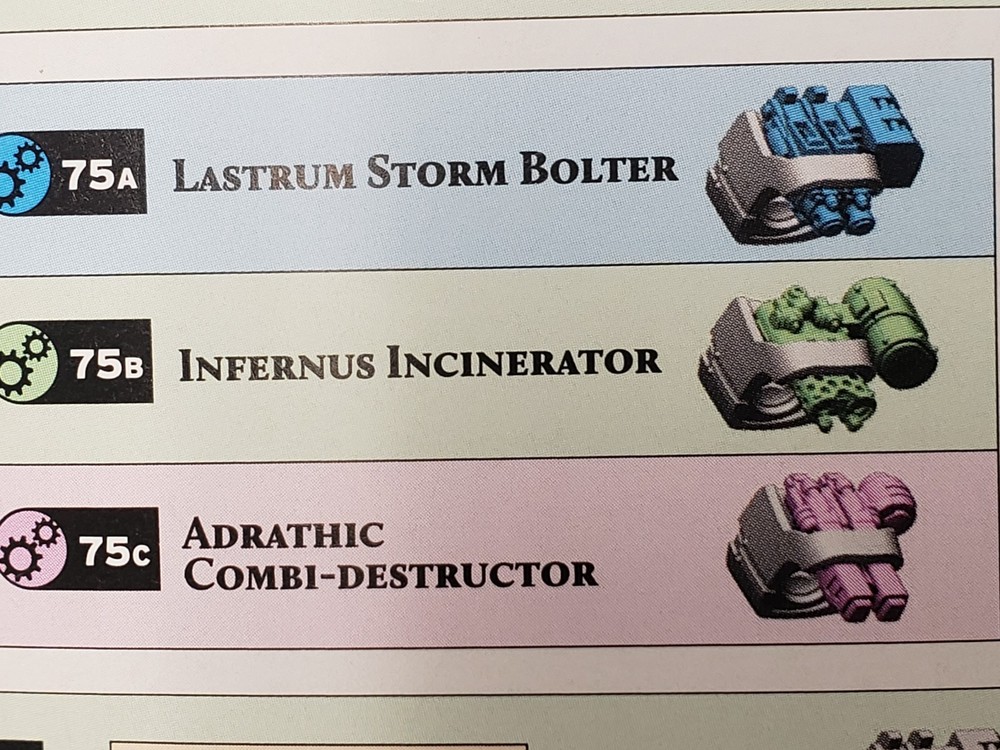 30k Legio Custodes Bits Achillus Contemptor Dreadnought Wrist Guns #129
