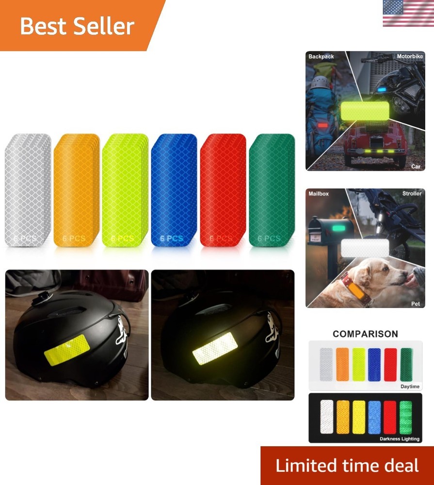 Colorful Reflective Stickers Set