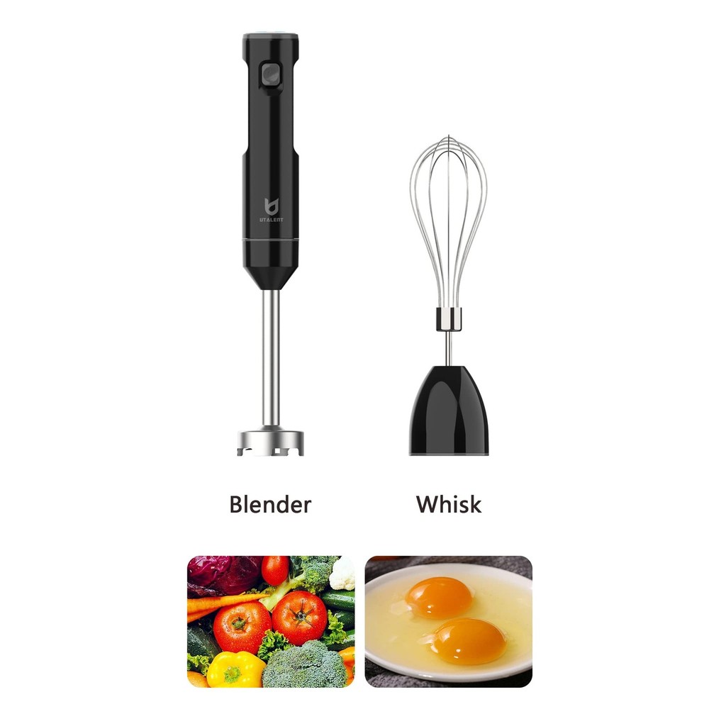 Cordless Hand Blender, Variable Speed Immersion Blender handheld Rechargeable...