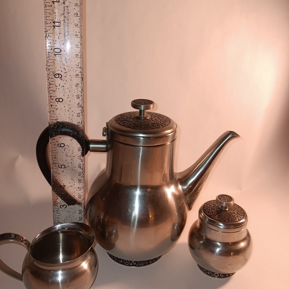 Oneida 18/8 Stainless Tea Set Vintage
