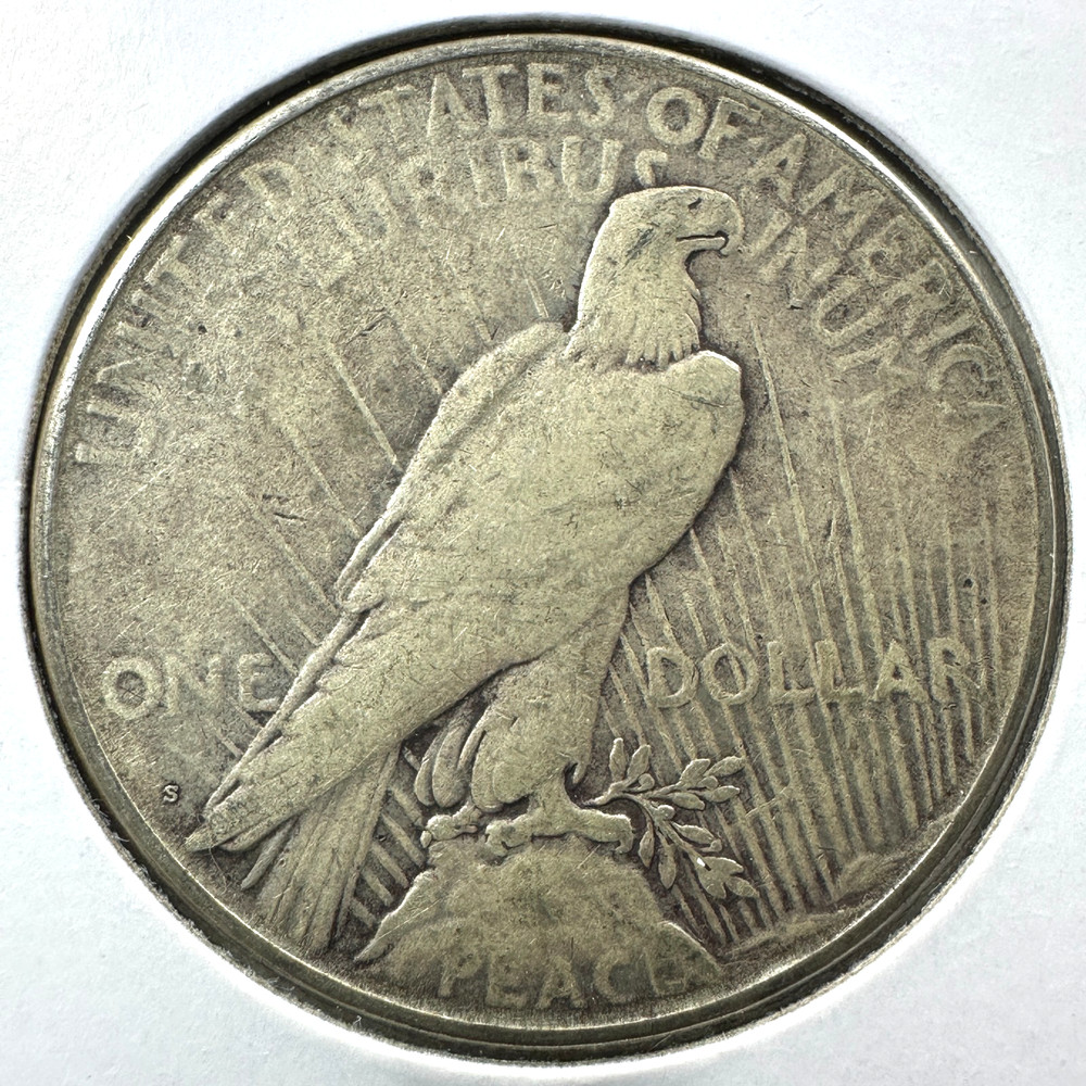 1923-S $1 Silver Peace Dollar (89514)