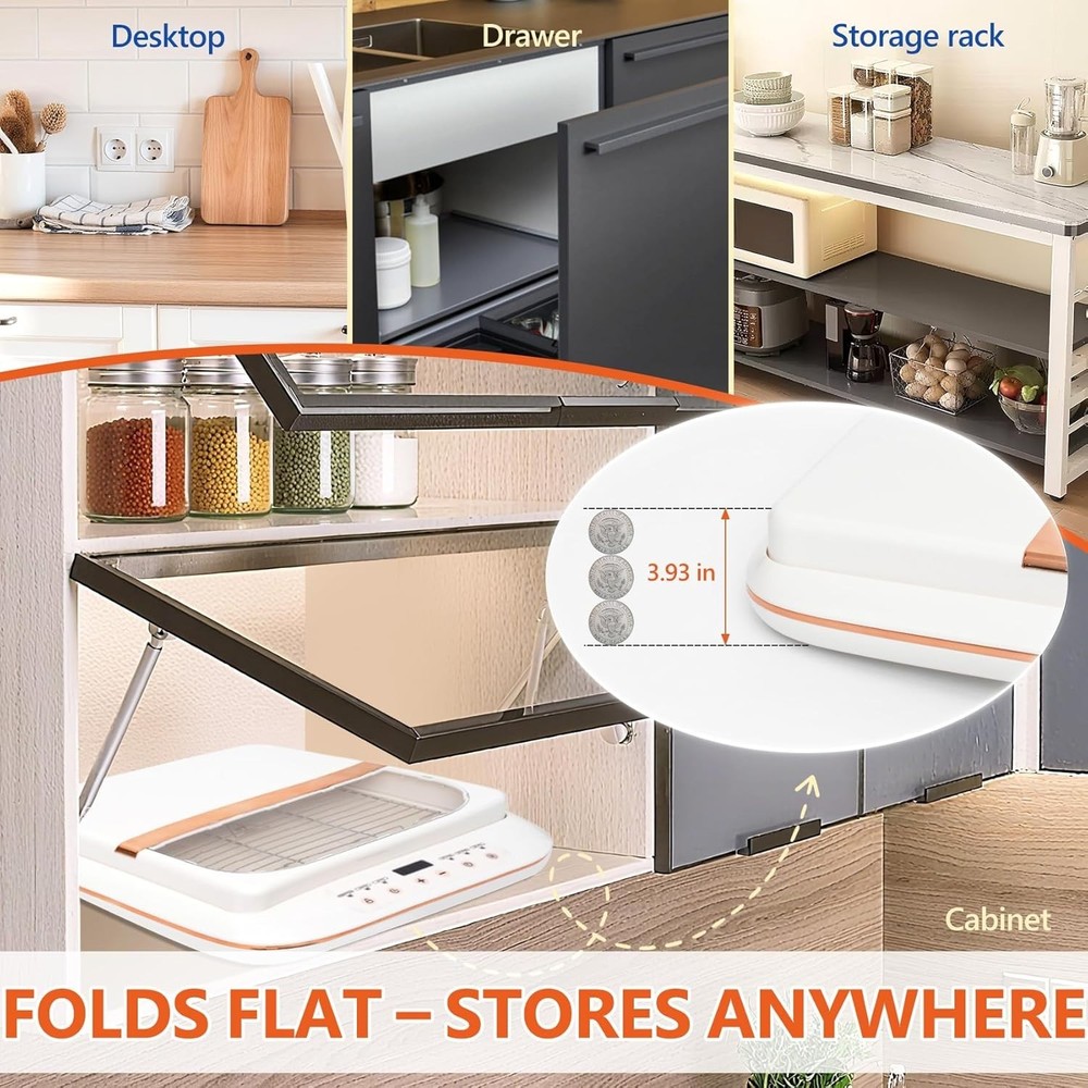 Sencroyal Upgrade Folding Bread Proofer & Slow Cooker