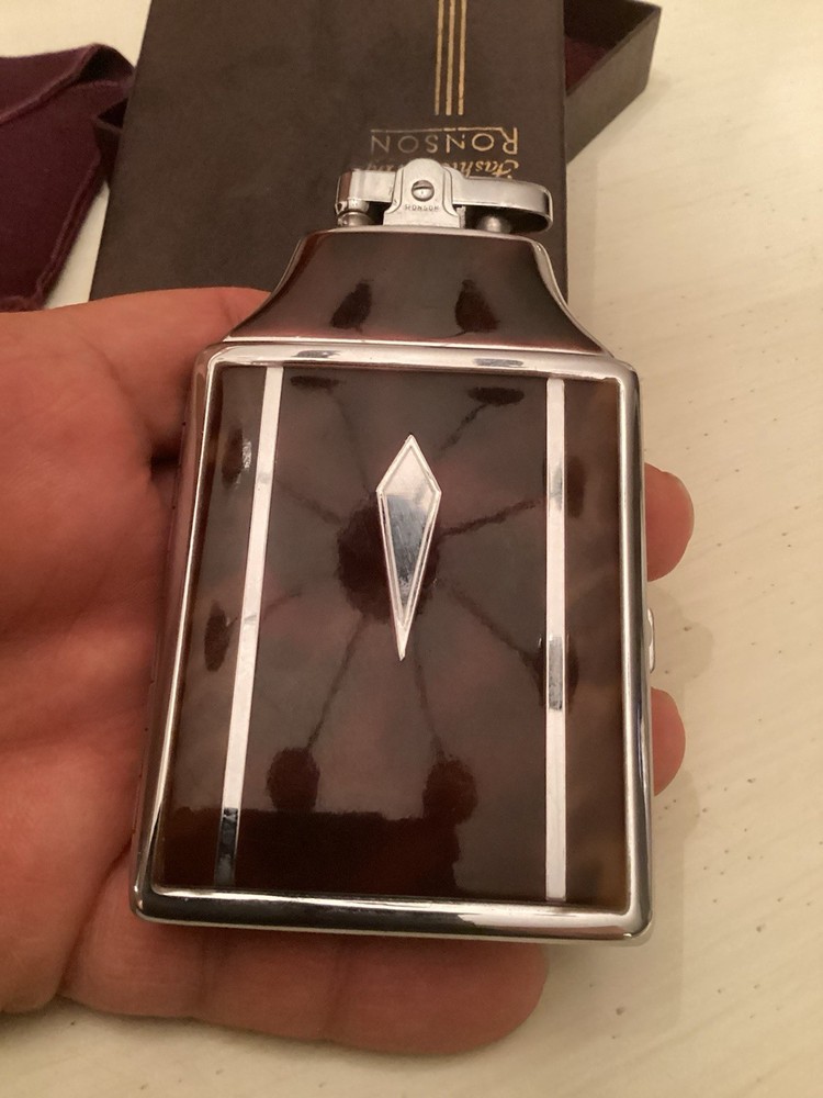 Ronson Mastercase Cigarette Lighter & Case USAAF WW2