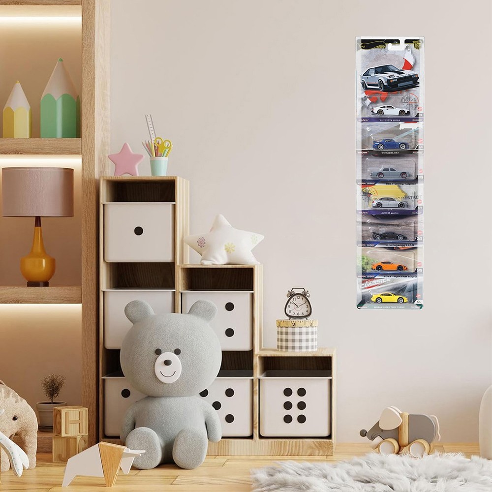 10Pack Diecast Display Case Wall Mountable For Hot-Whee~ Premium Series