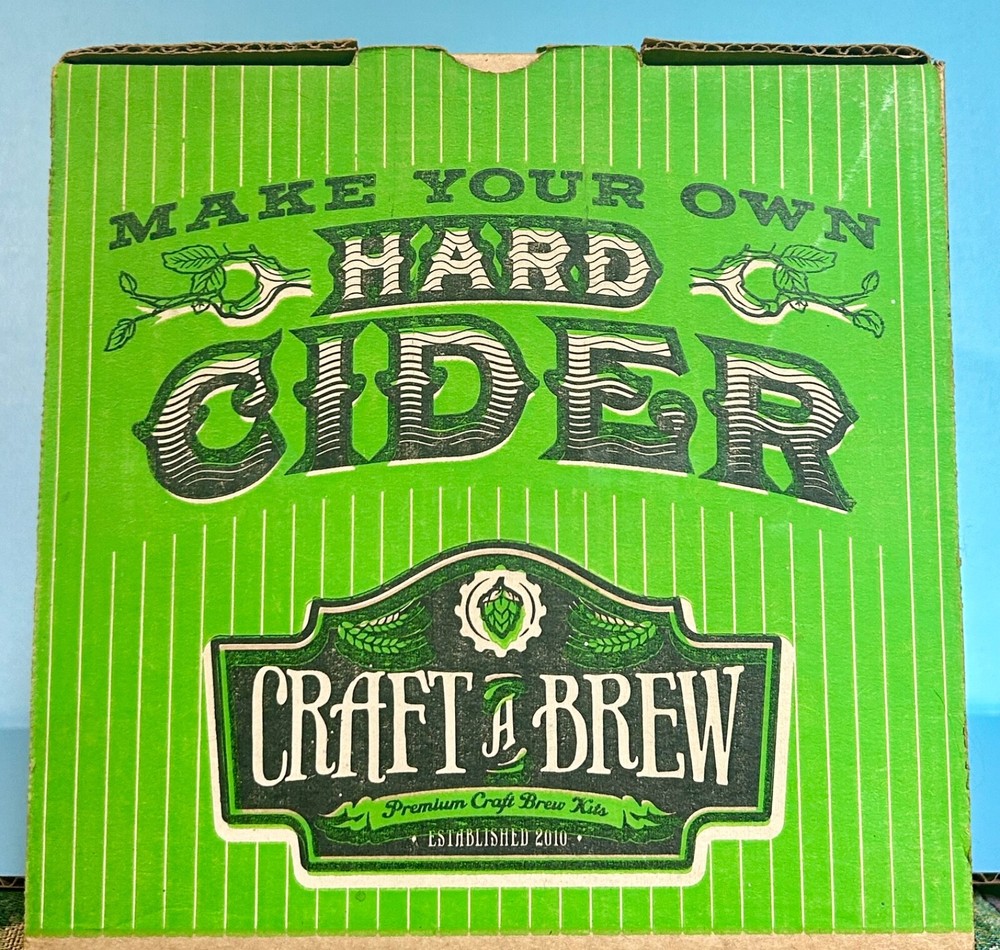Nice *NIB* Craft A Brew Hard Cider Brewing Kit, Never Opened