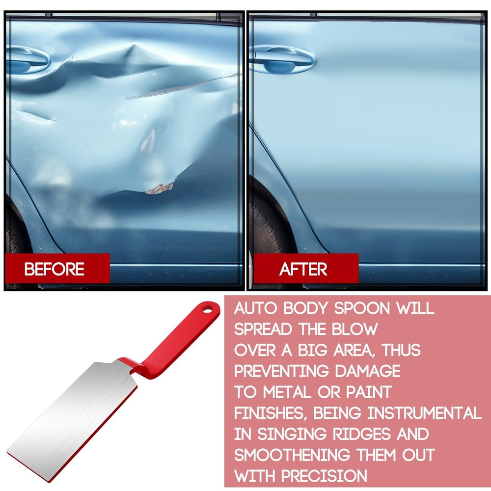 Professional Dinging Spoon Slapping Auto Body Dent Repair Slapper Tools for S...