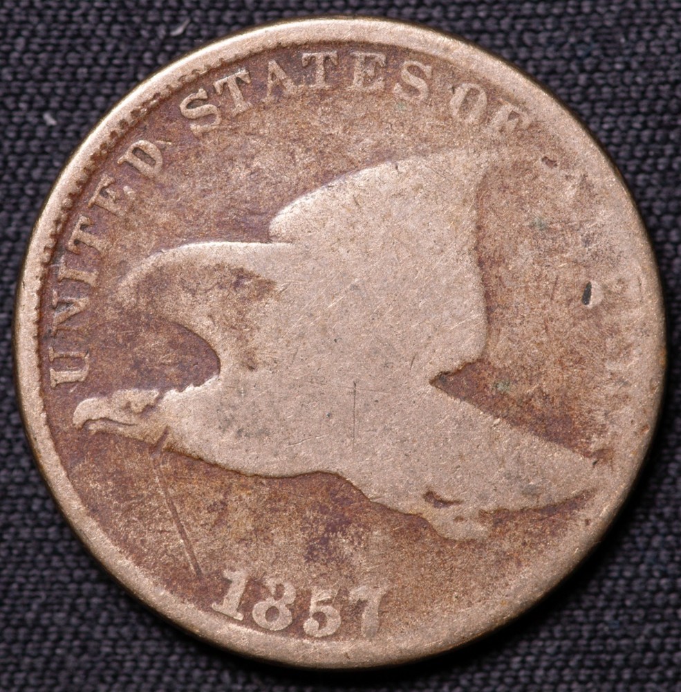 1857 FLYING EAGLE CENT