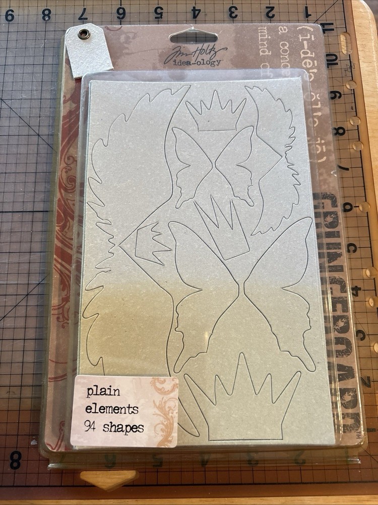 Tim Holtz Idea-ology Grungeboard Plain Elements 94 Shapes  TH92489