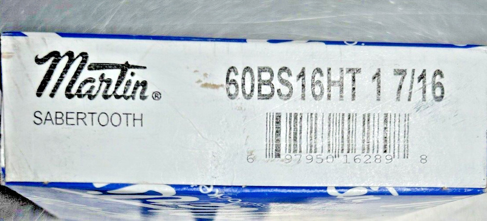 MARTIN SABERTOOTH SPOCKET 60BS16HT, 1-7/16 inch, NEW