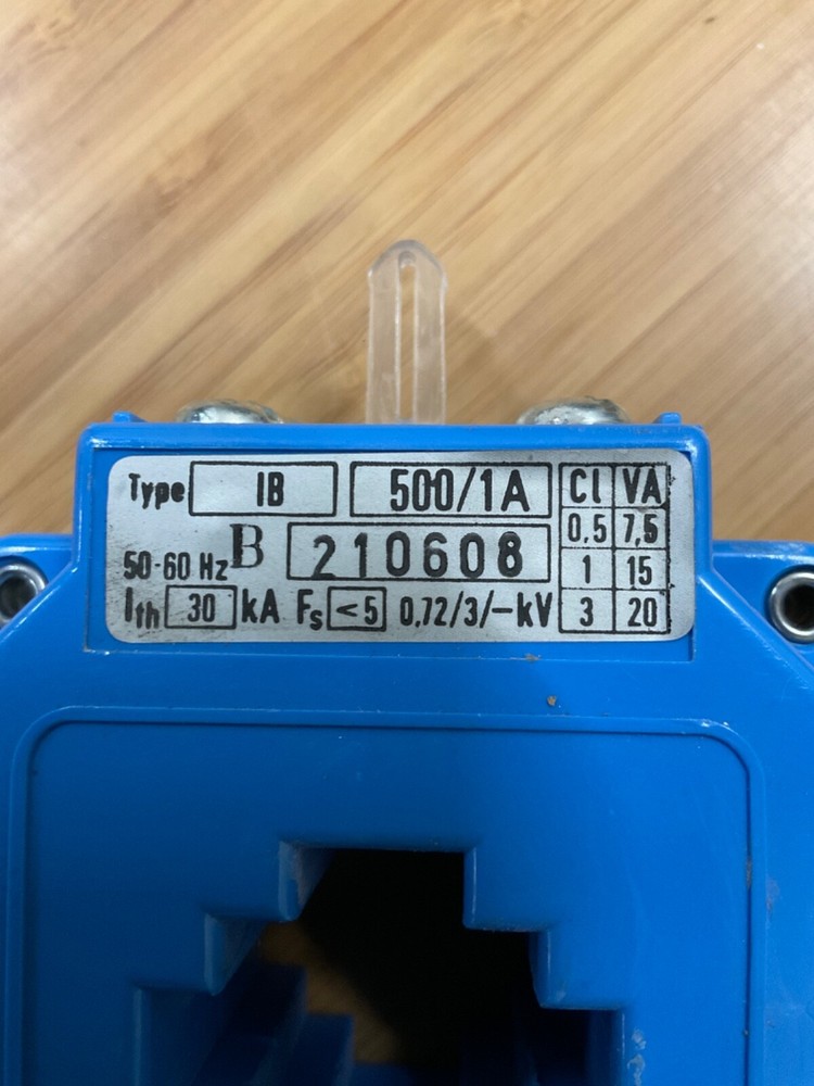 CELSA IB CURRENT TRANSFORMER 500/1A B 210608