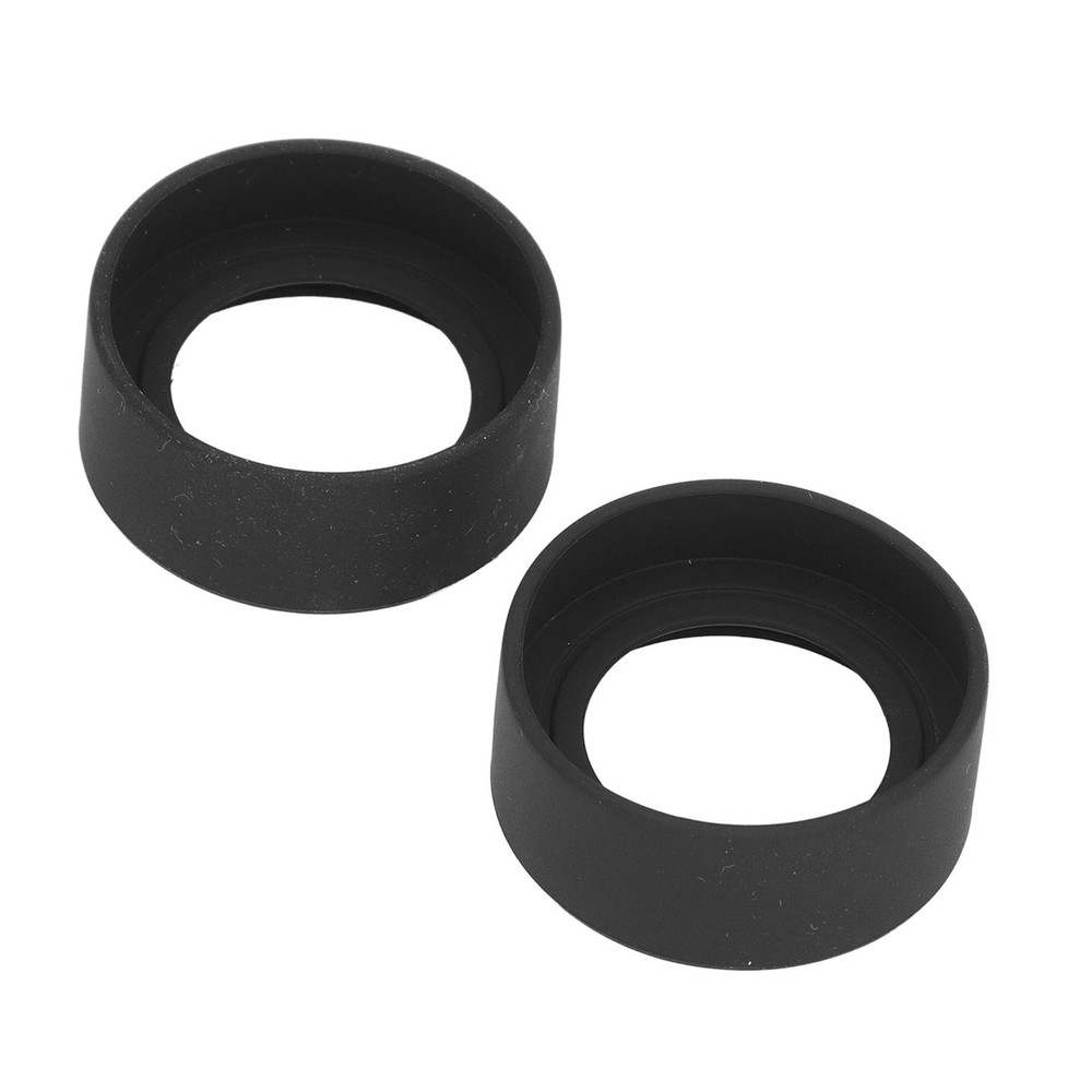 2-2 Pcs Microscope Eyepiece Eye Cup 41mm Diameter Flat Angle Rubber Eyepiece