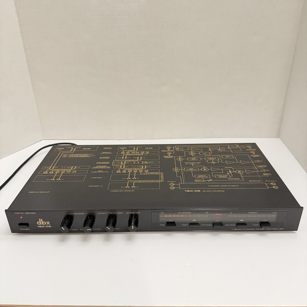 dbx 1BX-DS Dynamic Range Expander Processor Tested Working Vintage Japan