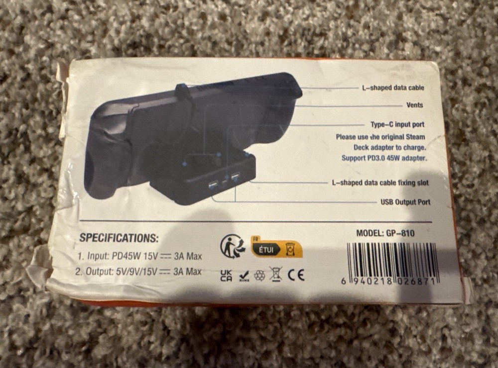 Benazcap Charging Dock-compatible for steam deck