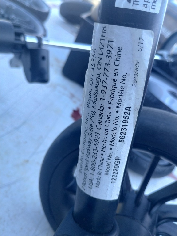 Evenflo Stroller Rear wheel only. Size 7-7/8"