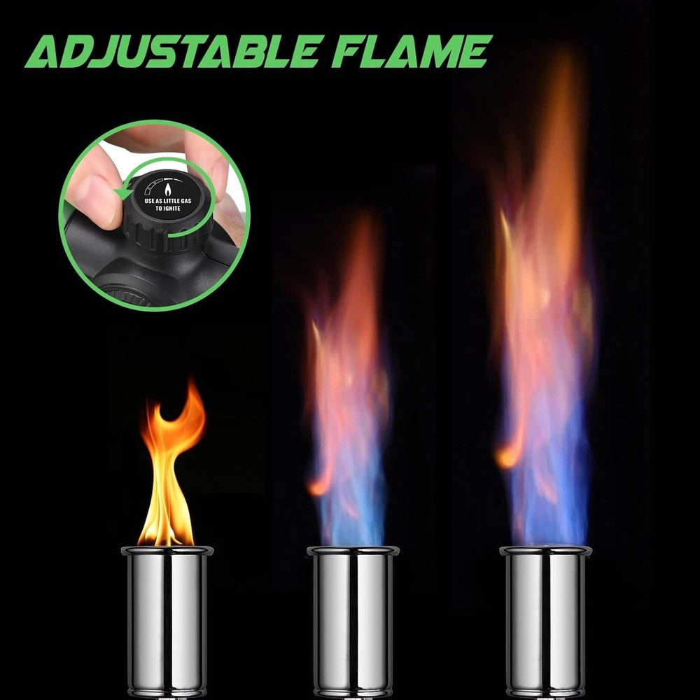 Versatile Kitchen Blow Torch & Campfire Starter - Perfect for Searing Steaks