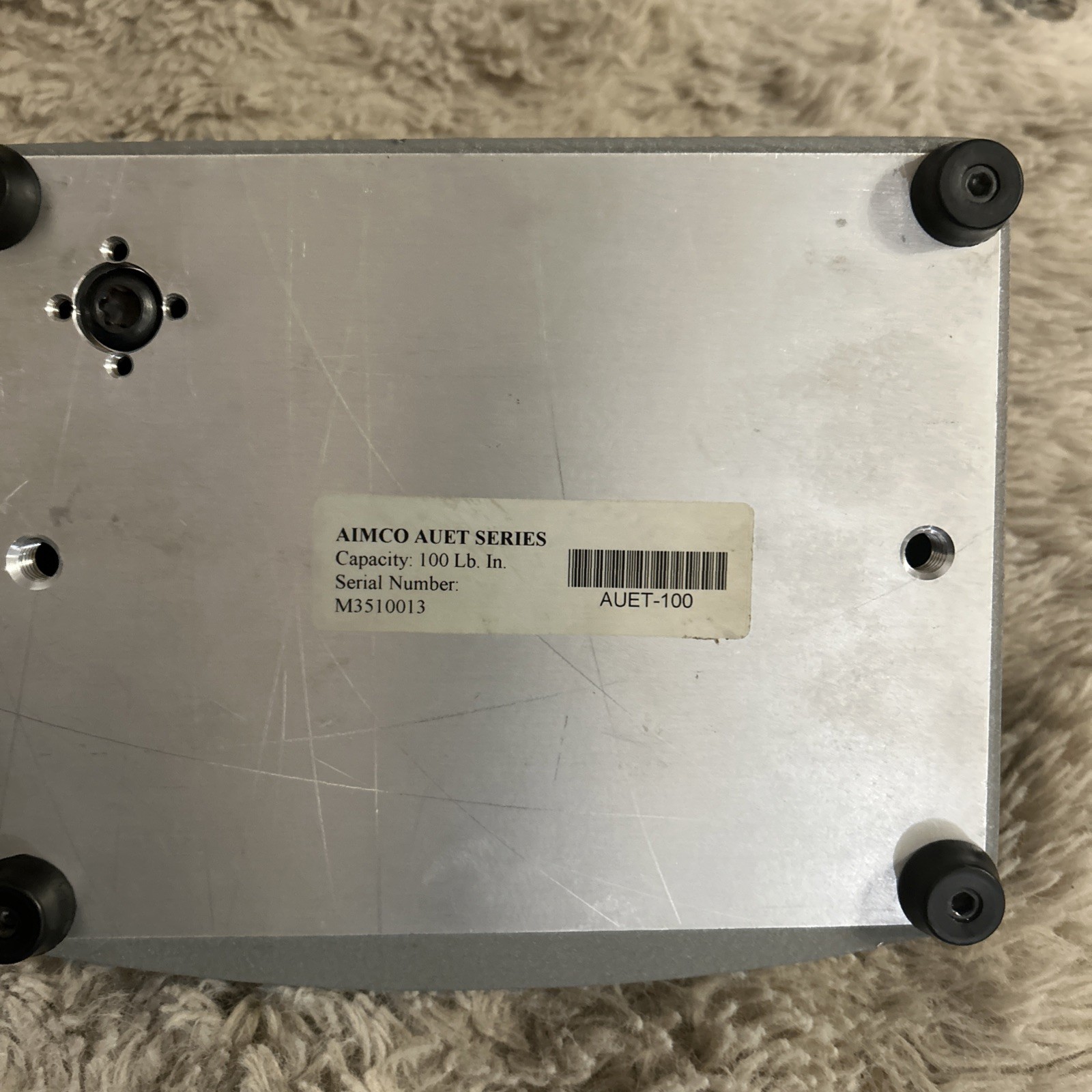 AIMCO Torque Analyzer UET Series Capacity 100 lb. in Untested No DC Cable