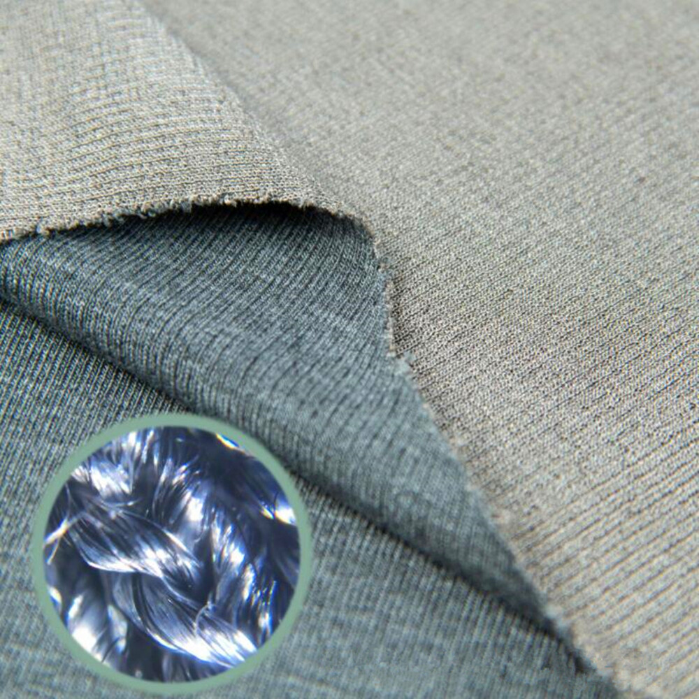 Faraday Protection HeadScarf Shawl-Shielding Efficiency, Bamboo+Silver Blanket