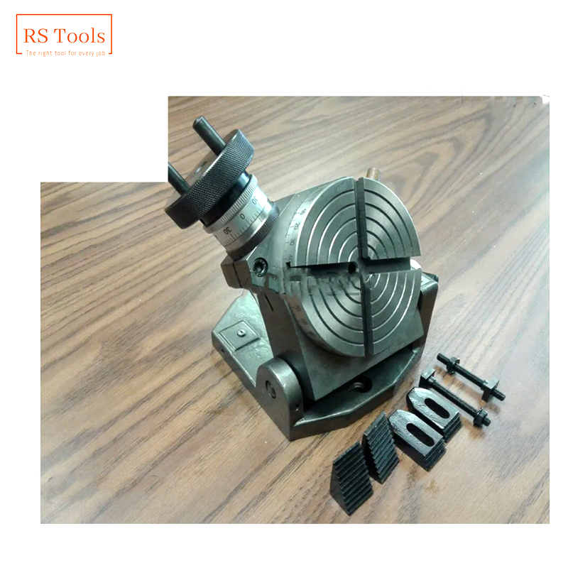 Precision Tilting Rotary Table 4" Inch With Clamping Kit USA RSTOOLS