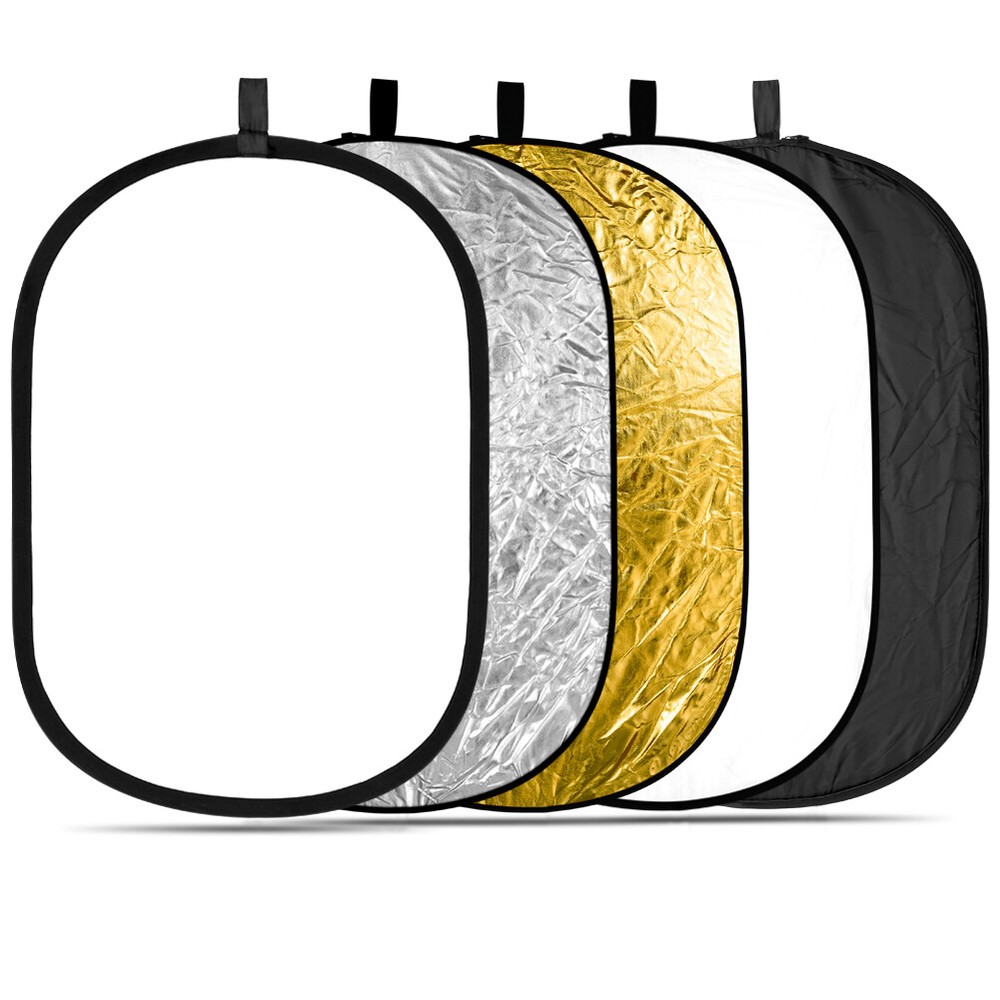 NEEWER Multi OVAL 5 in 1 Folding Studio Light Reflector Modifier 150 x 200 cm