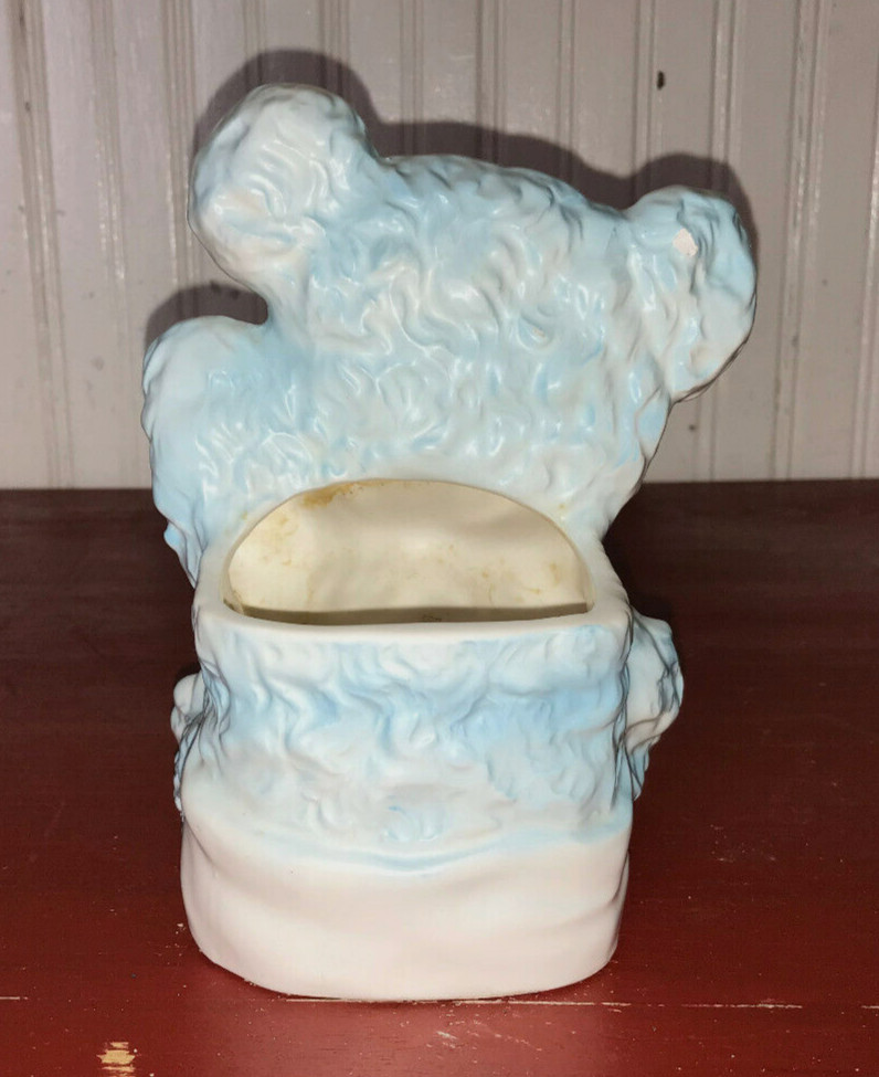 1963 SAMSON IMPORT BABY BLUE BOY BEAR PLANTER