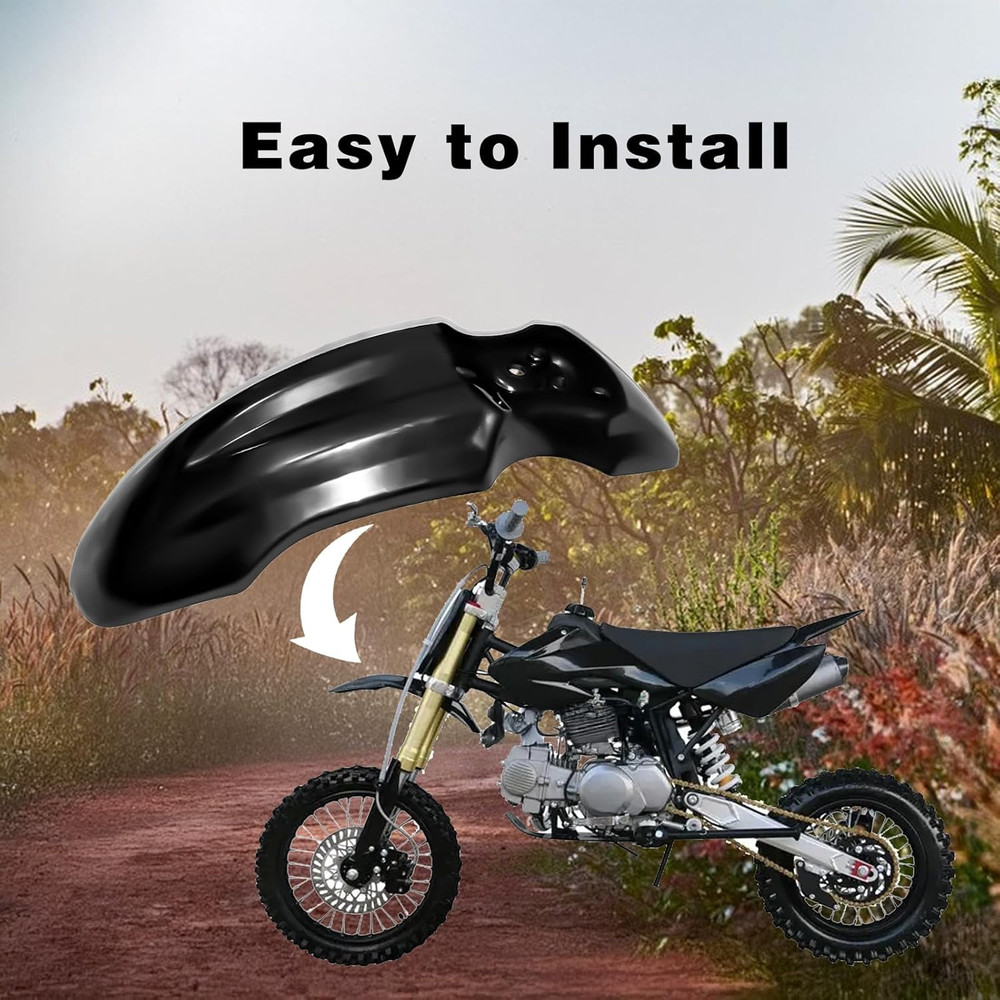 Plastic Motorcycle Front Wheel Fender Protector Compatible for CRF50 Plastics Ki