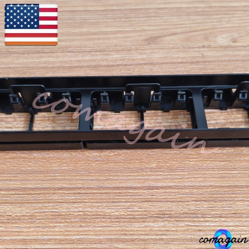 Mini Com Modular Patch Panel For Panduit CPP24WBLY w/ Faceplates Fits Cat 6, 5E