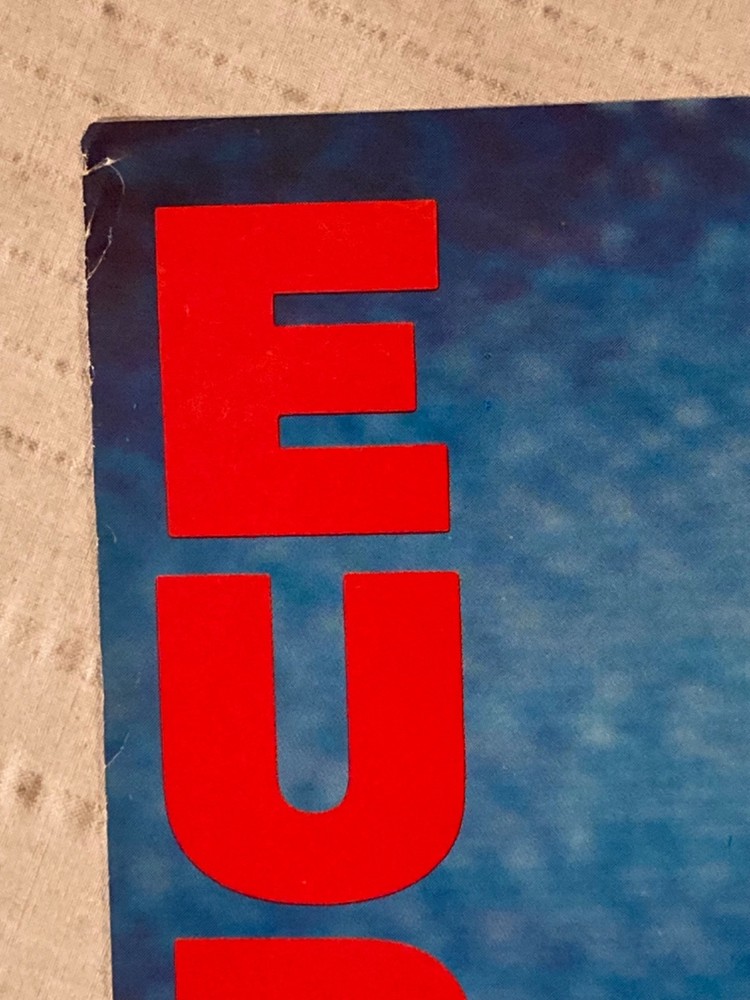 Eurythmics 1985 Promo Poster Be Yourself Tonight Annie Lennox X